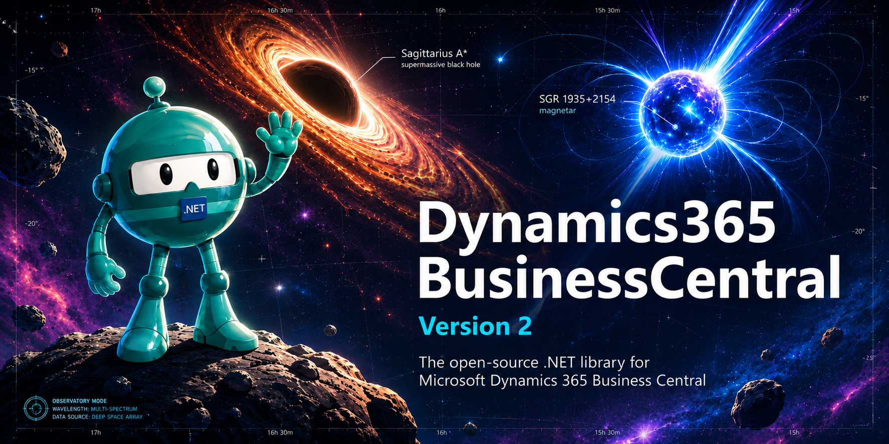 Dynamics365.BusinessCentral Version 2, the open-source .NET library for Microsoft Dynamics 365 Business Central